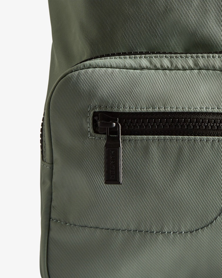 Hunter Mini Nylon Pioneer Top Clip Backpack Sweet Gale Green