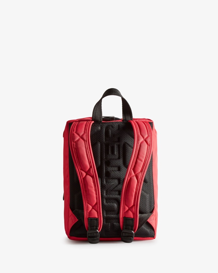 Hunter Mini Nylon Pioneer Top Clip Backpack Rowan Pink