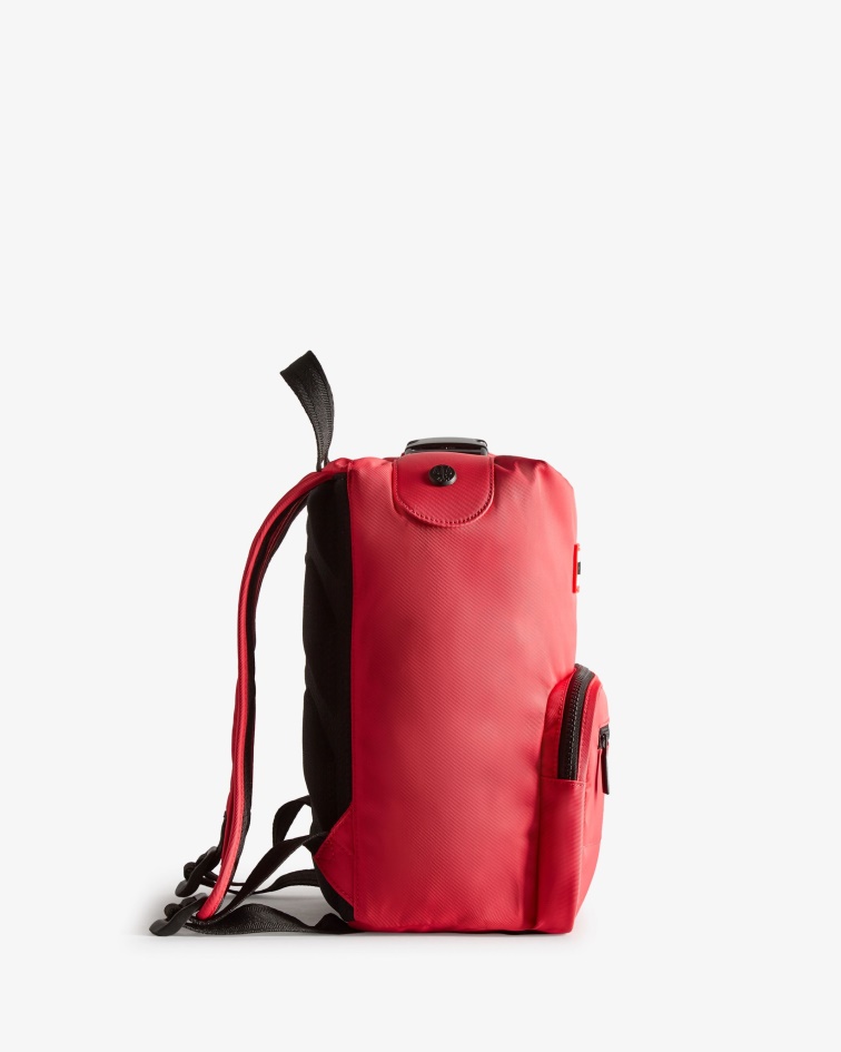 Hunter Mini Nylon Pioneer Top Clip Backpack Rowan Pink