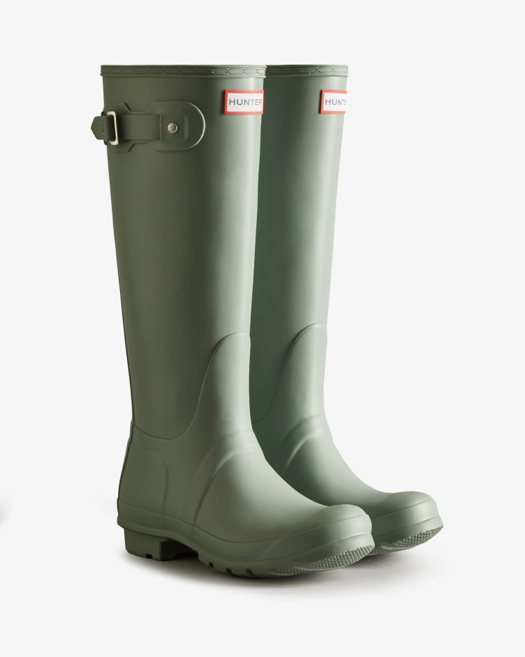 Hunter Women's Original Tall Rain Boots Sweet Gale Green