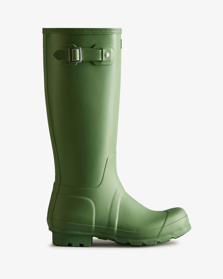 Hunter Men's Original Tall Rain Boots Fell Green