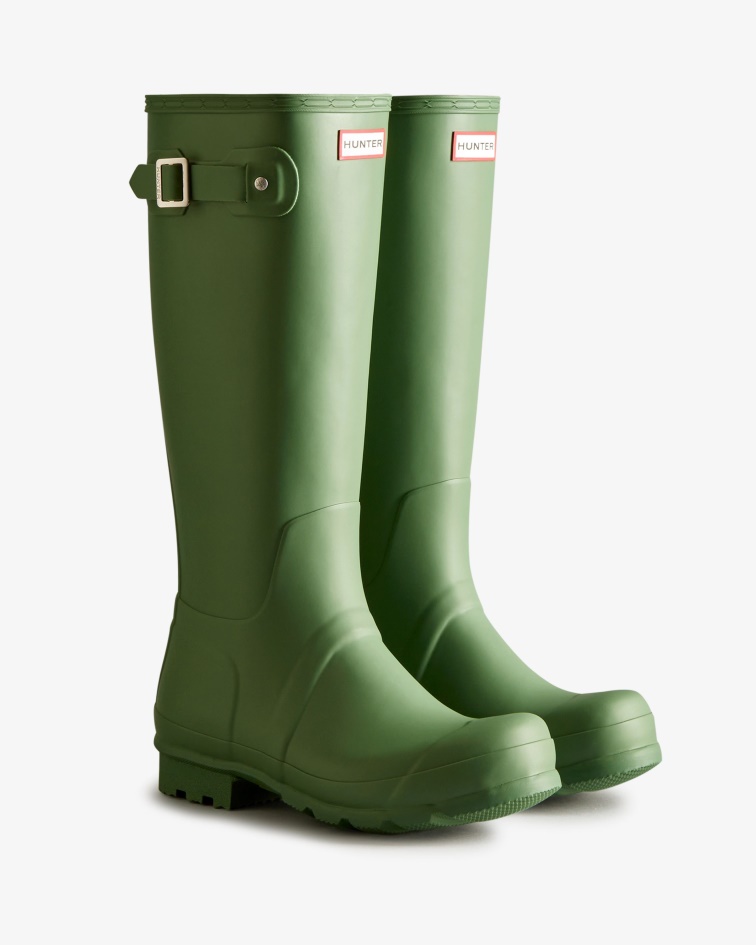 Hunter Men's Original Tall Rain Boots Fell Green