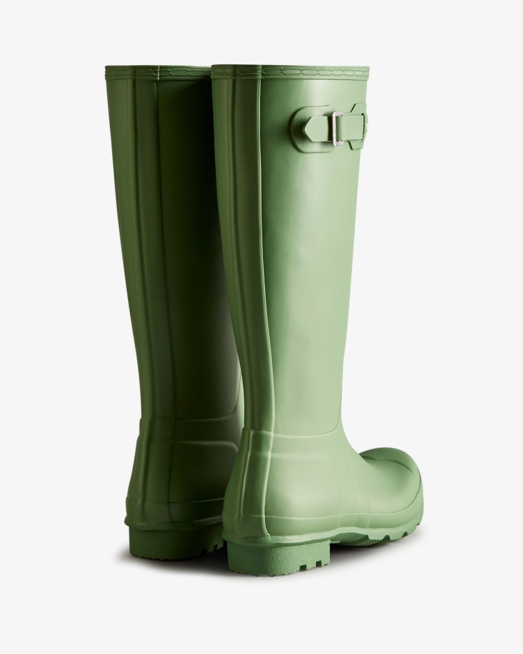 Hunter Men's Original Tall Rain Boots Fell Green