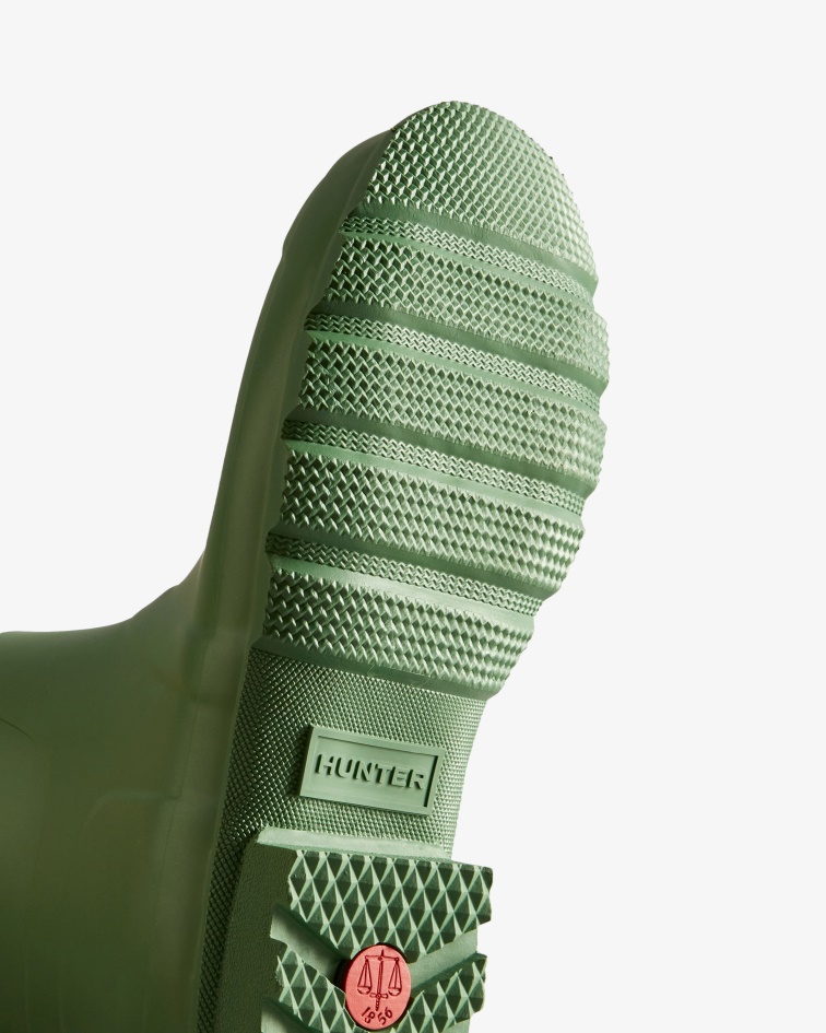 Hunter Men's Original Short Rain Boots Fell Green