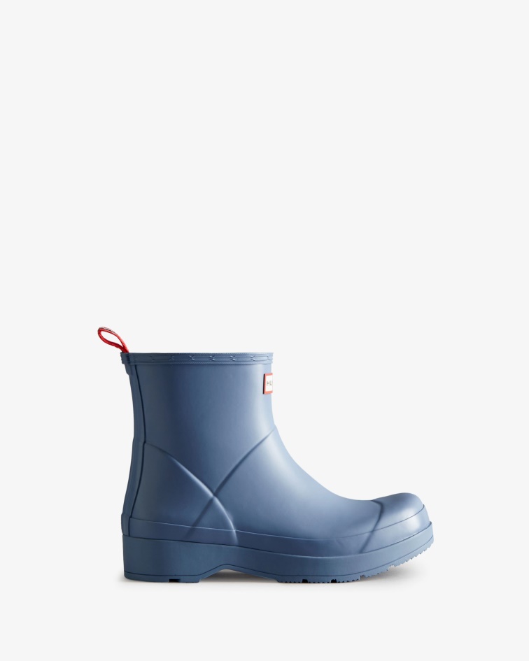 Hunter Men's Play Short Rain Boots Stornoway Blue