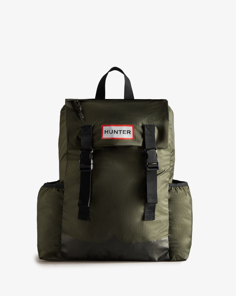 Hunter Ripstop Packable Backpack Dark Olive