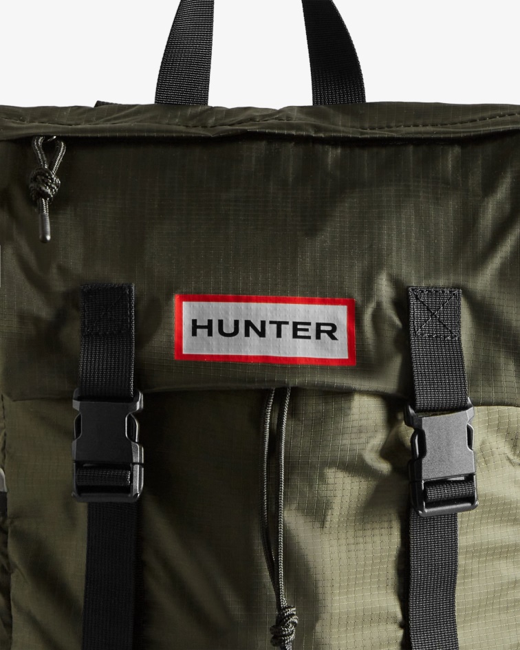 Hunter Ripstop Packable Backpack Dark Olive