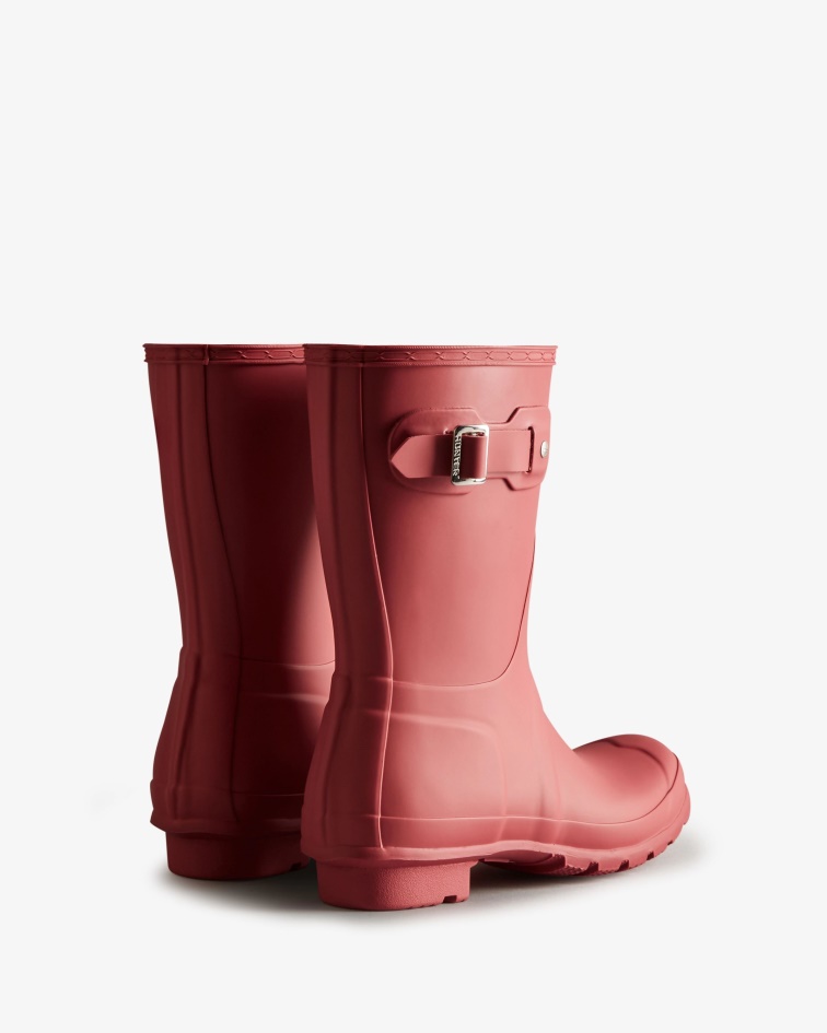 Hunter Women's Original Short Rain Boots Glenmore Rose
