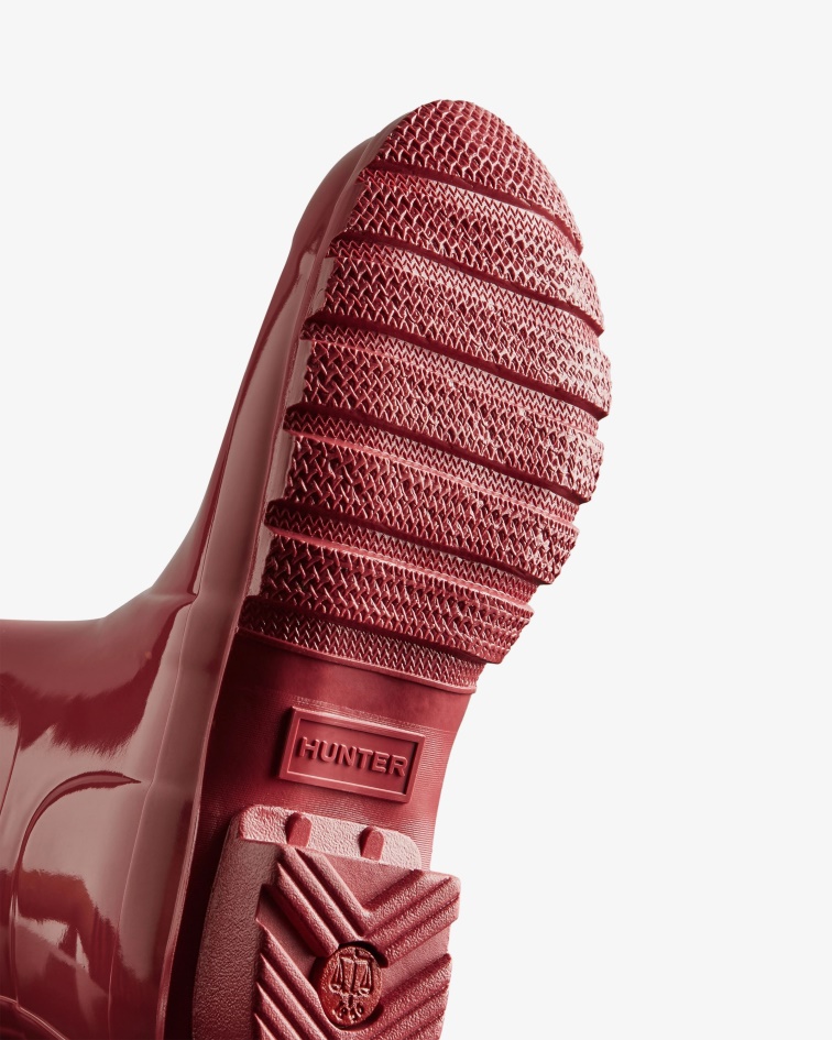 Hunter Women's Original Tall Gloss Rain Boots Glenmore Rose