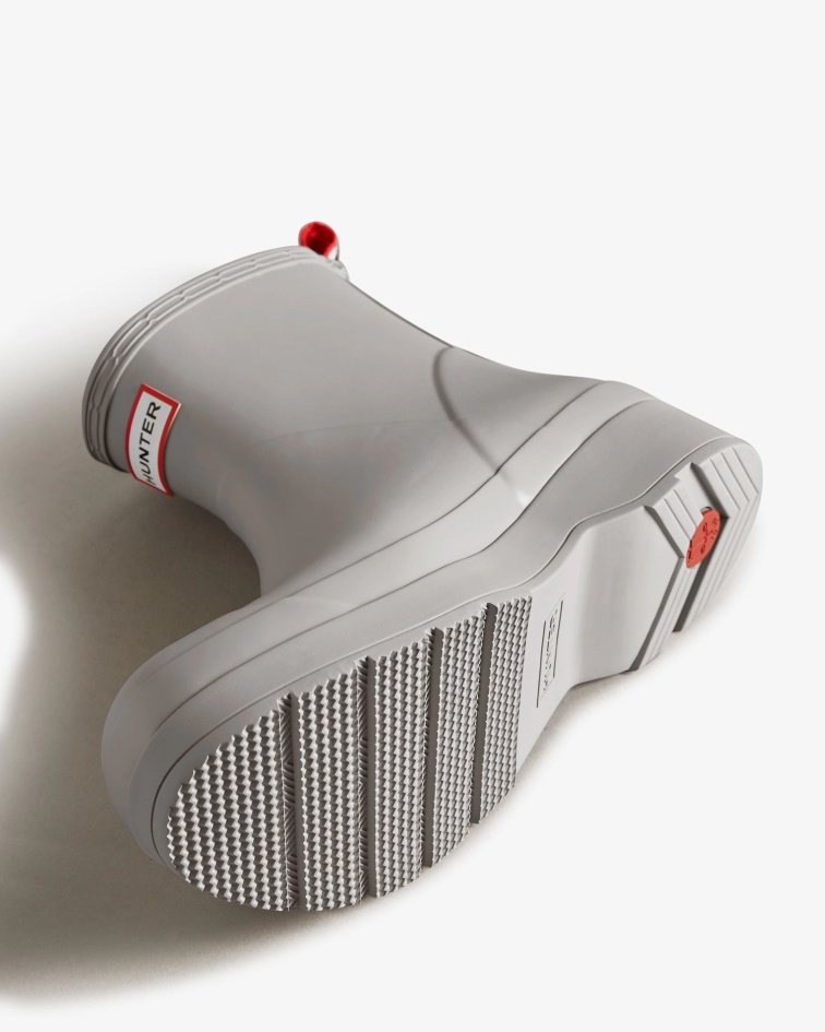 Hunter Men's Play Short Rain Boots Zinc Grey