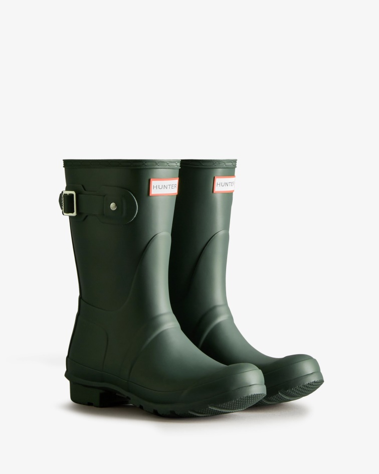 Hunter Women's Original Short Rain Boots Hunter Green