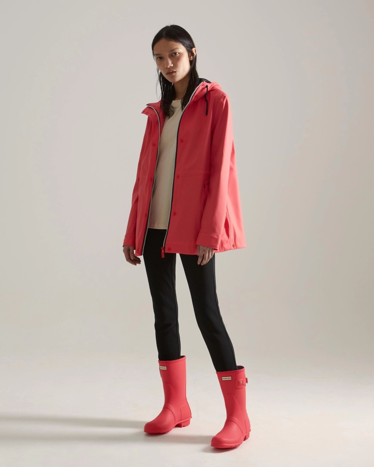 Hunter Women's Lightweight Waterproof Jacket Rowan Pink