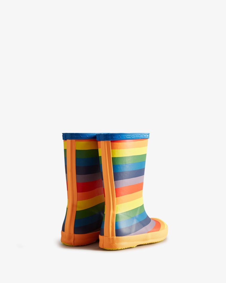 Hunter Kids First (18 Months-8 Years) Rainbow Rain Boots Multicoloured