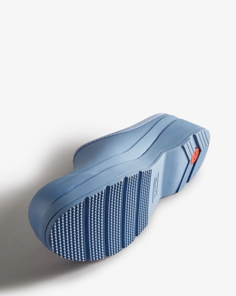 Hunter Men's Play Clogs Stornoway Blue