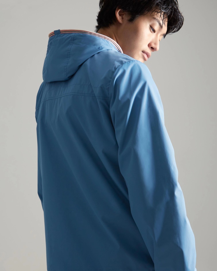 Hunter Men's Recycled Lightweight Packable Jacket Stornoway Blue