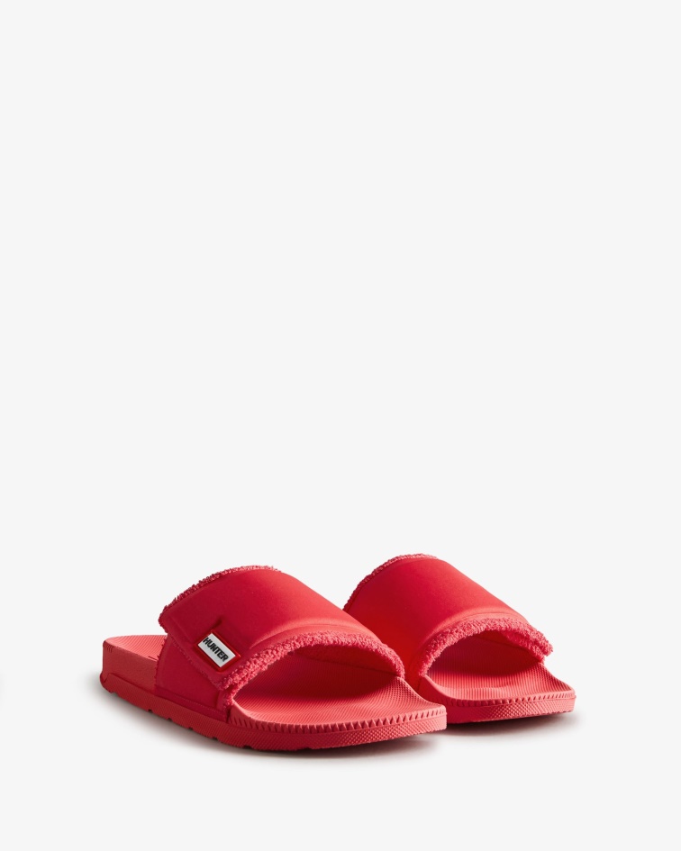 Hunter Women's Adjustable Slides Rowan Pink