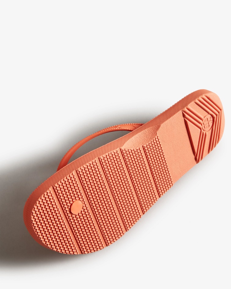 Hunter Women's Flip Flops Sun-Cup Orange
