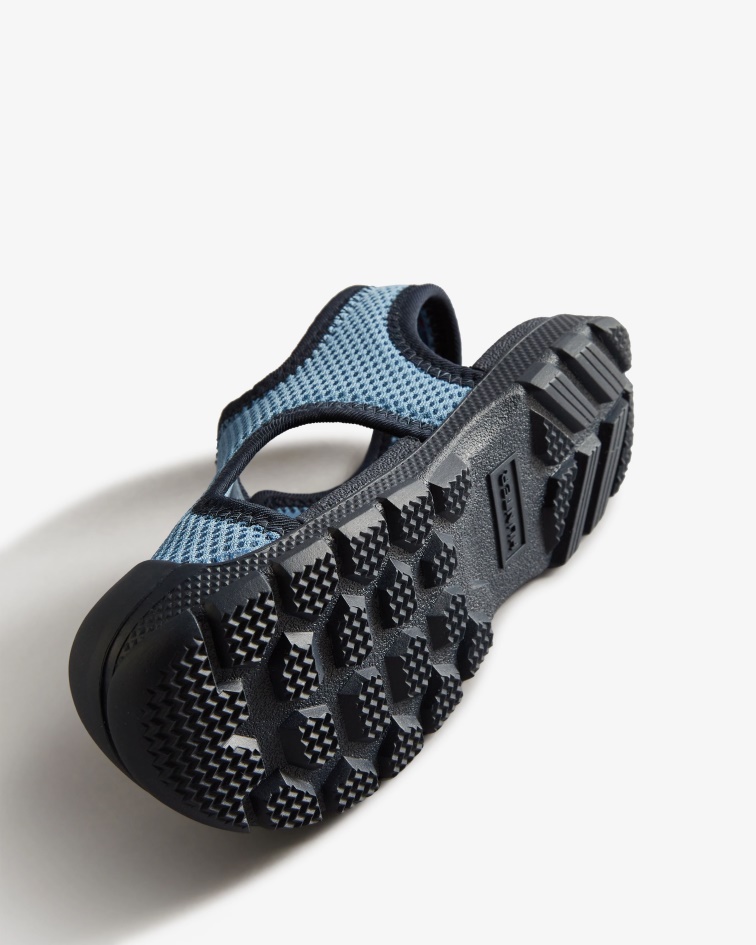 Hunter Little Kids (18 Months-6 Years) Mesh Outdoor Walking Sandals Stornoway Blue-Navy