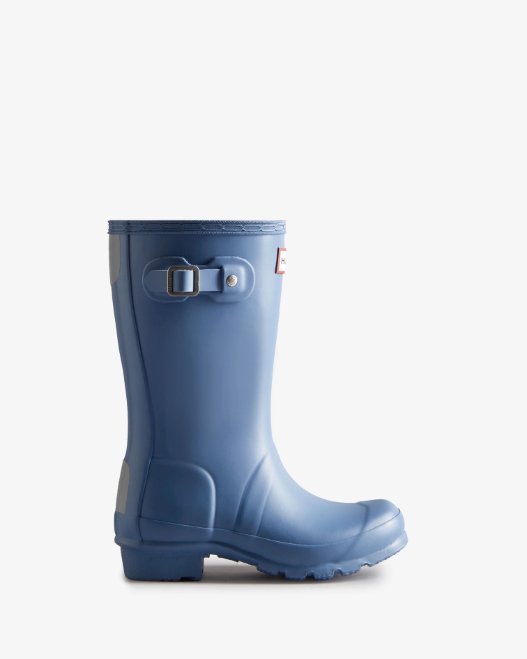 Hunter Original Big Kids (5-11 Years) Rain Boots Stornoway Blue