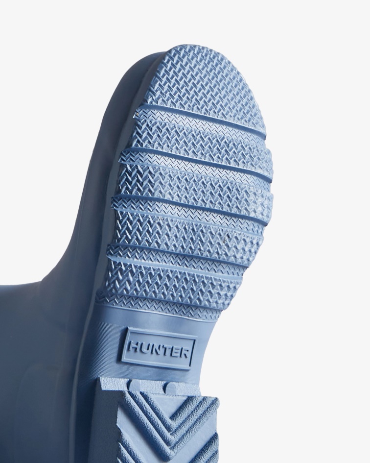 Hunter Original Big Kids (5-11 Years) Rain Boots Stornoway Blue