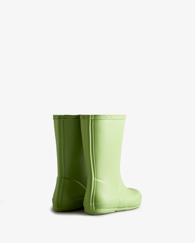 Hunter Original Kids First (18 Months-8 Years) Rain Boots Bracken Green