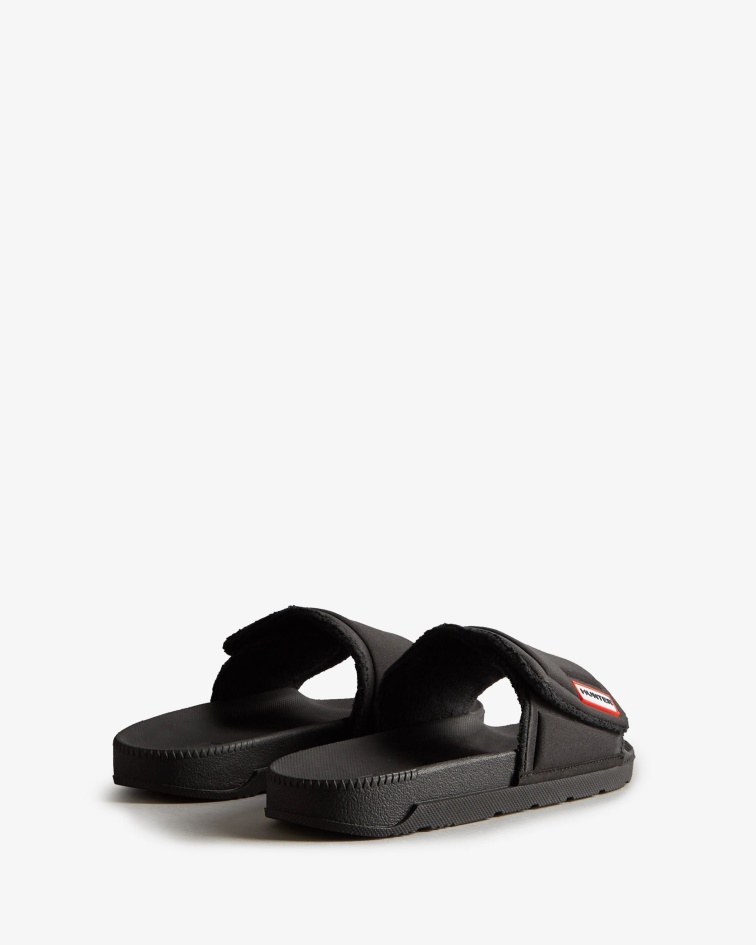 Hunter Women's Adjustable Slides Black
