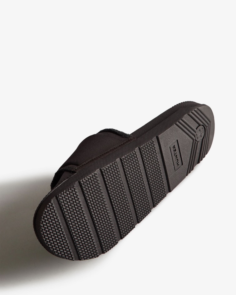 Hunter Women's Adjustable Slides Black