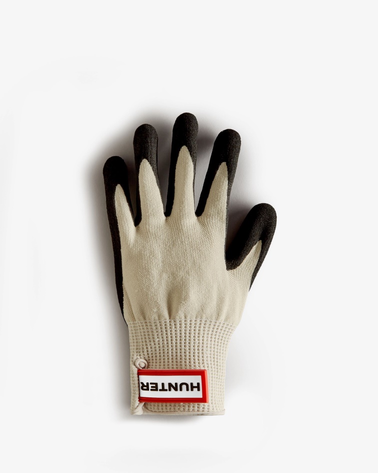 Hunter Rubberized Gardening Gloves Black