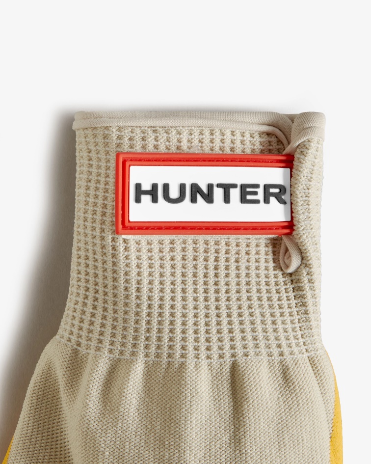 Hunter Rubberized Gardening Gloves Yellow