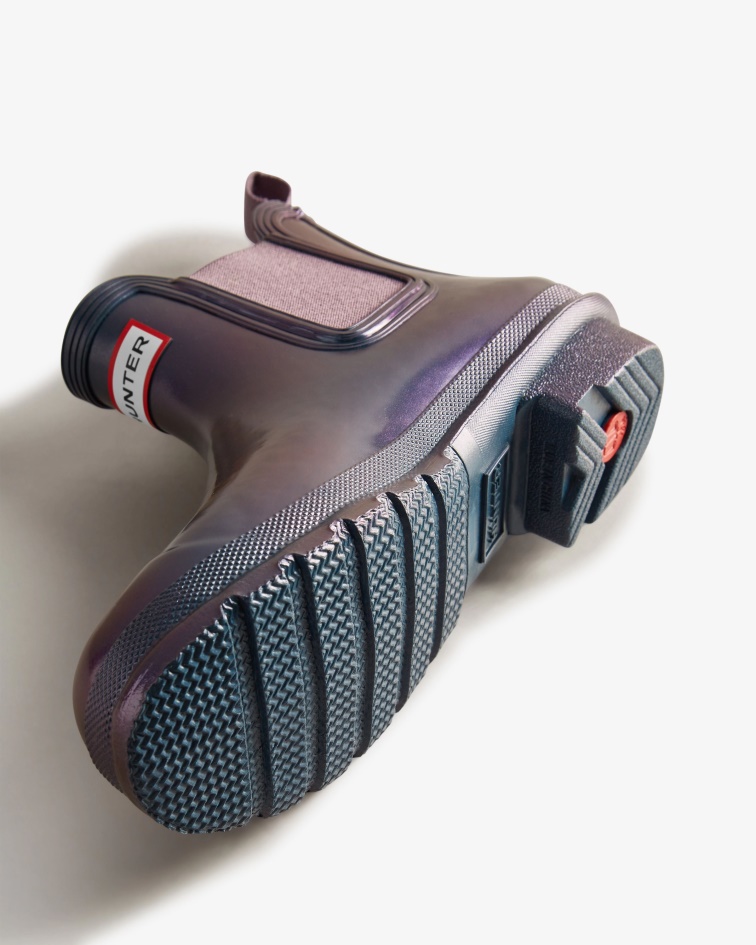 Hunter Women's Nebula Chelsea Boots Stornoway Blue