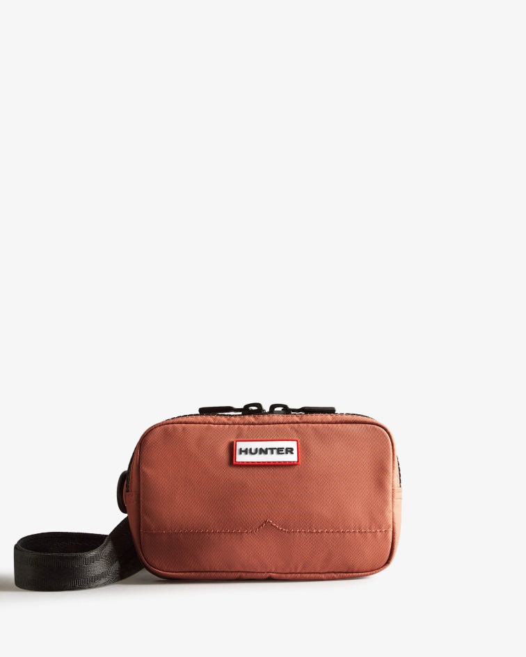 Hunter Nylon Keeper Phone Pouch Rough Pink