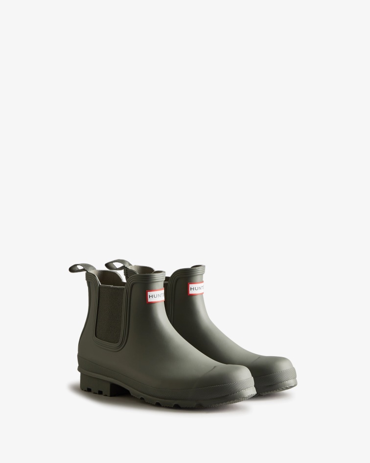Hunter Men's Original Chelsea Boots Urban Grey