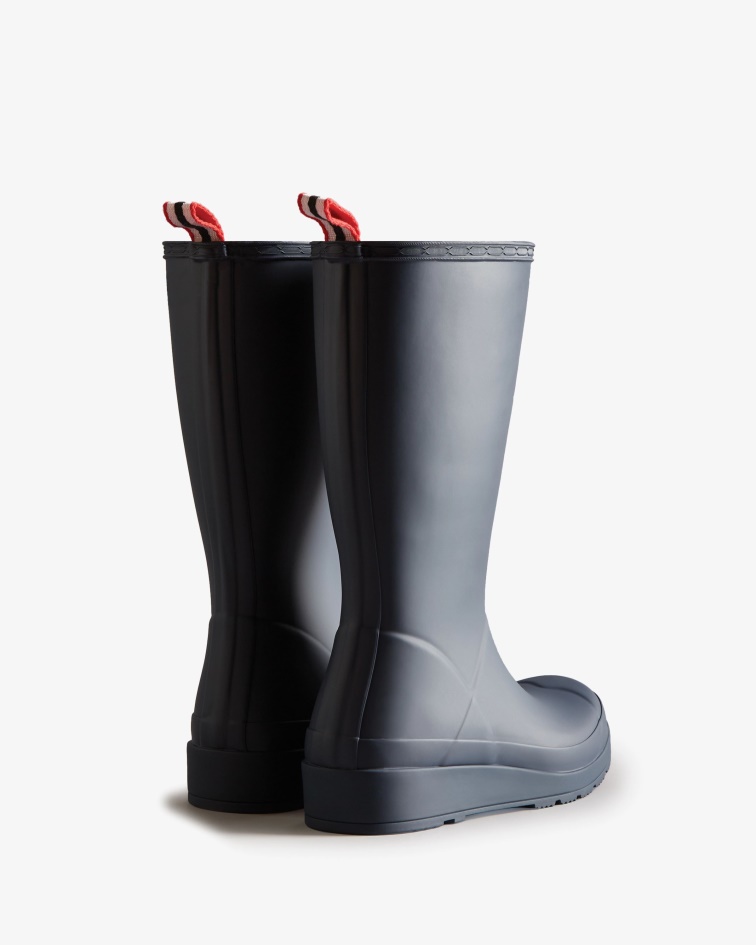 Hunter Women's Play Tall Rain Boots Valtameri Blue