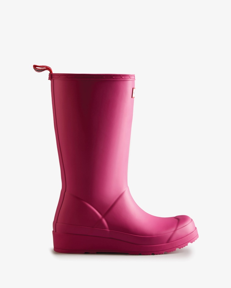 Hunter Women's Play Tall Rain Boots Prismatic Pink