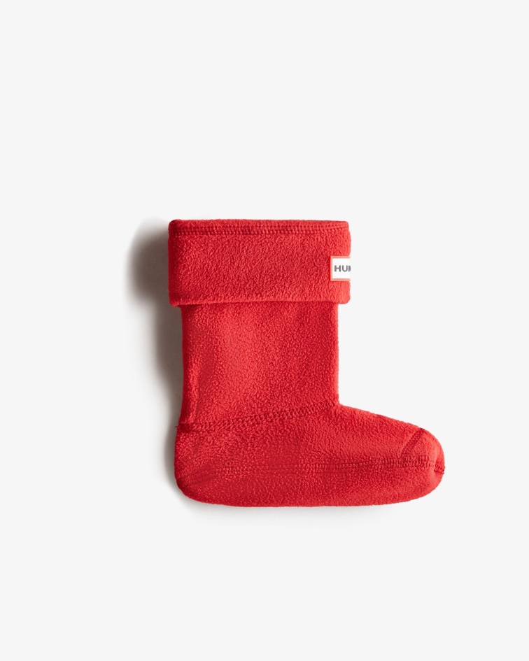 Hunter Kids Boot Socks Military Red
