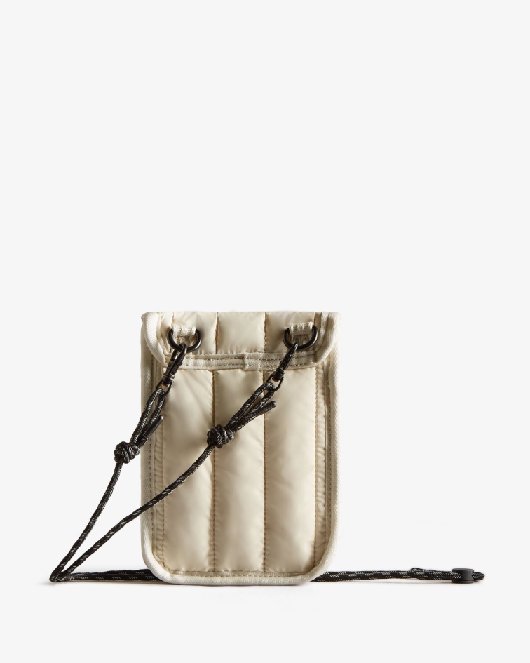 Hunter Intrepid Puffer Phone Pouch White Willow