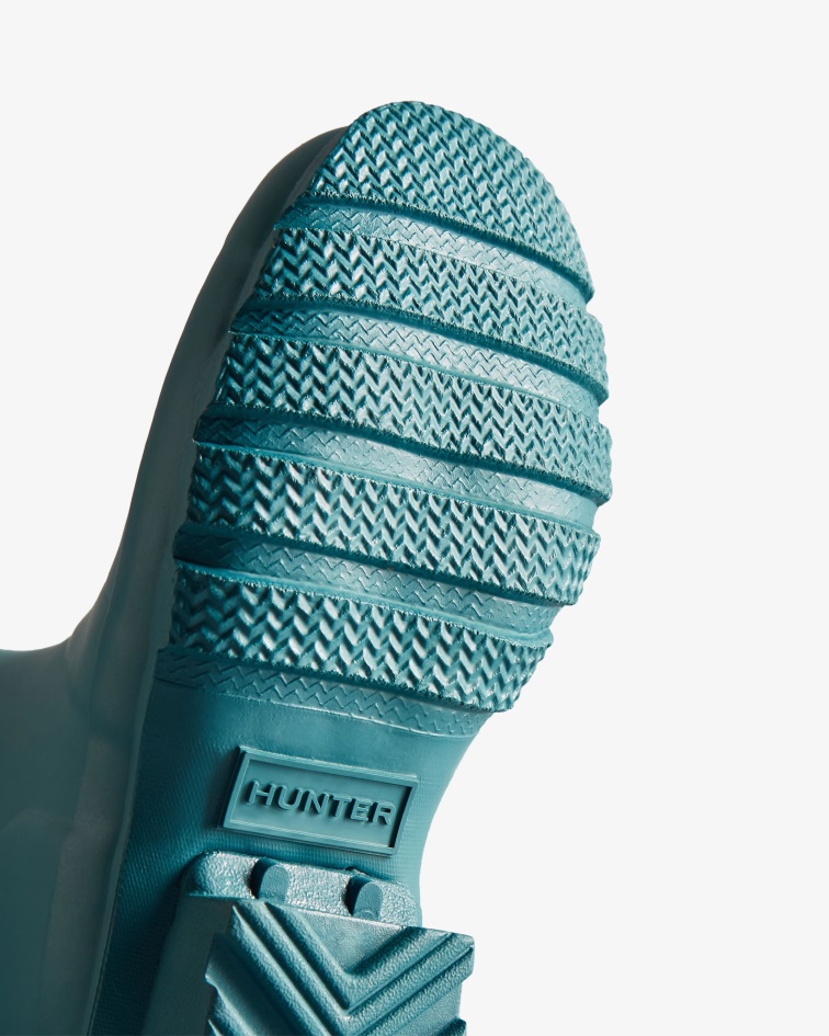 Hunter Original Big Kids (5-11 Years) Rain Boots Opaline Blue