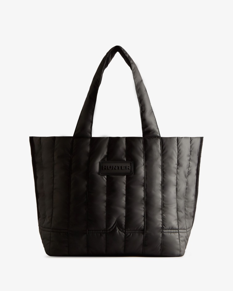 Hunter Intrepid Puffer Tote Bag Black