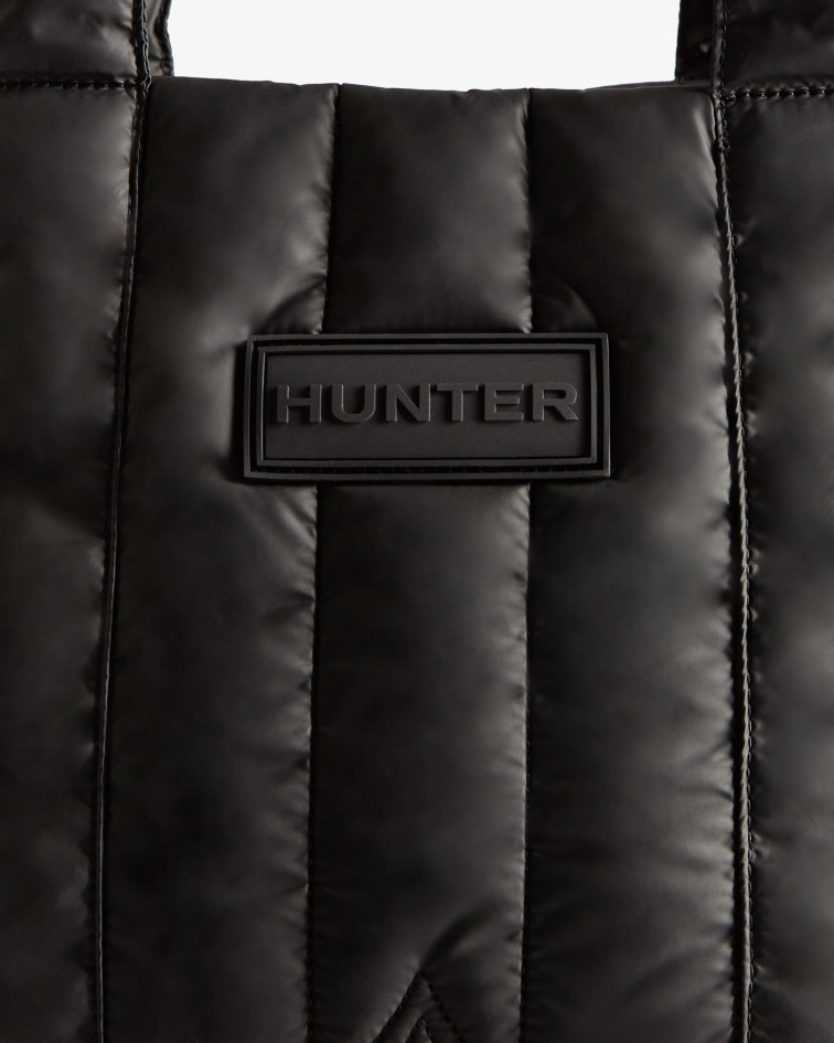 Hunter Intrepid Puffer Tote Bag Black