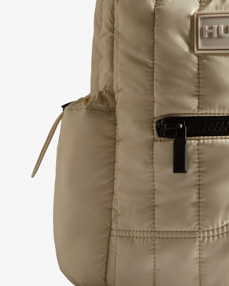 Hunter Intrepid Puffer Backpack White Willow