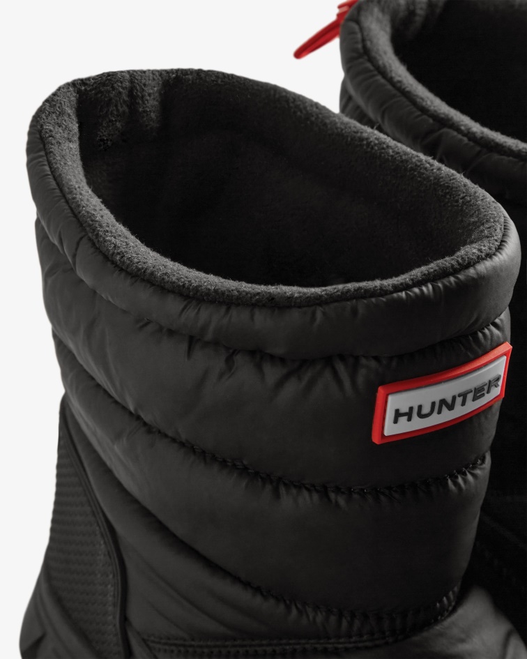 Hunter Men's Intrepid Insulated Short Snow Boots Black