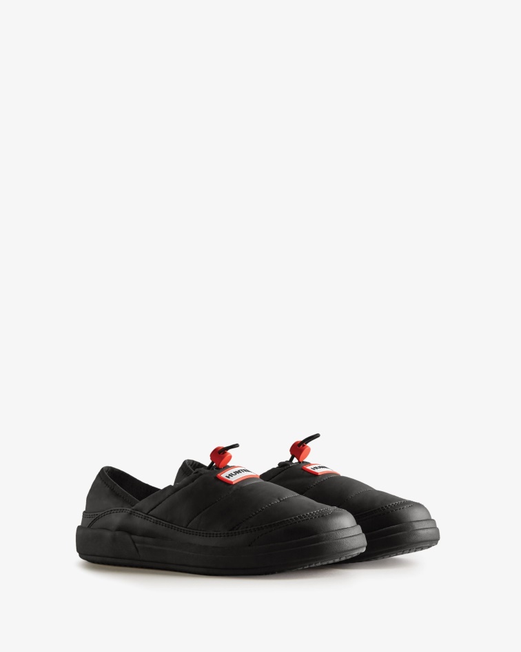 Hunter Men's In/Out Insulated Slipper Black