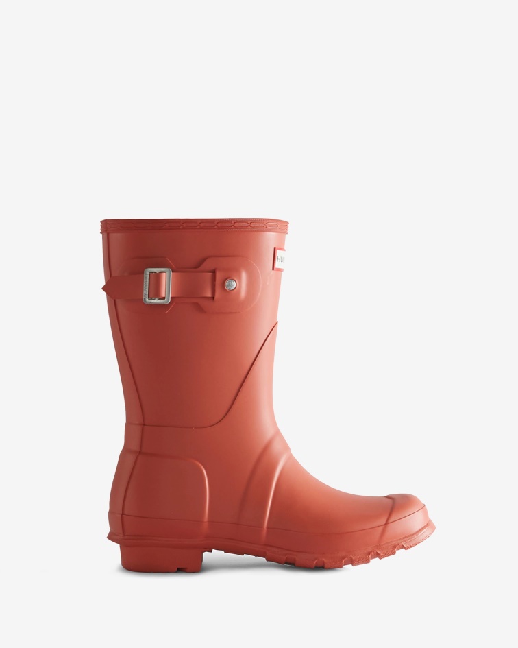 Hunter Women's Original Short Rain Boots Rorbu Rust