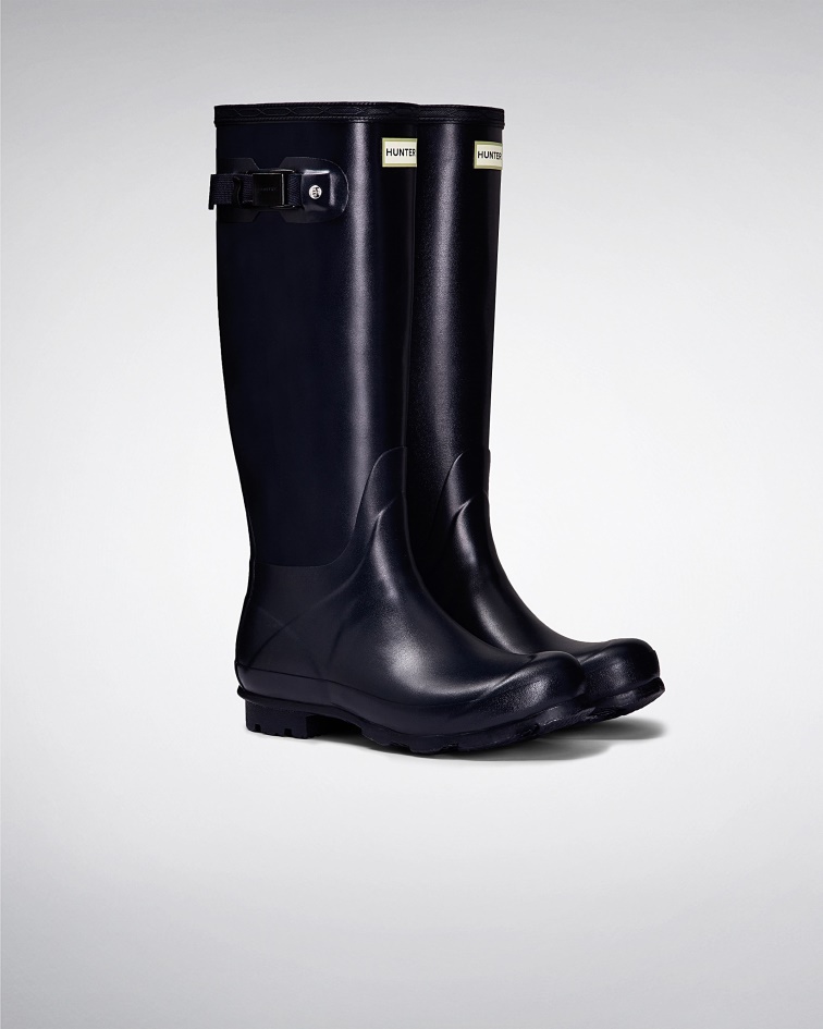 Hunter Women's Norris Field Rain Boots Navy